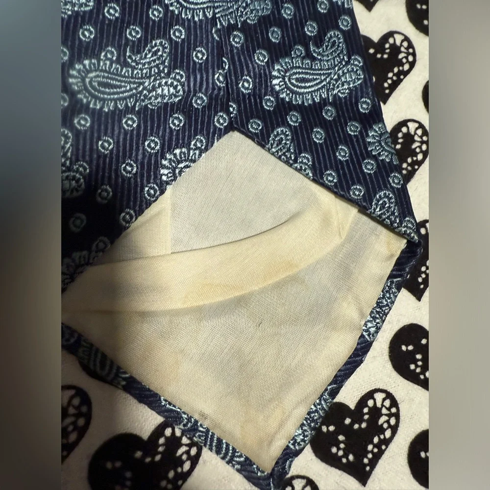 Men’s tie blue